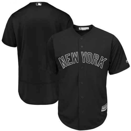 Yankees Blank Black 2019 Players Weekend Authentic Player Jersey